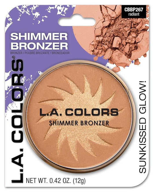 L.A. COLORS Shimmer Bronzer, 0.42 Ounce, Pack of