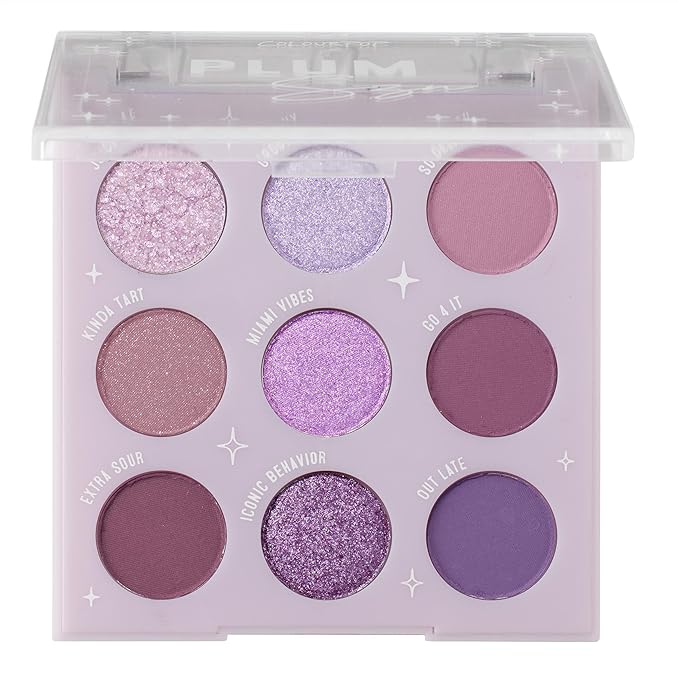 ColourPop Eyeshadow Palette - Eye Makeup Palette with Matte, Metallic, Matte Sparkle & Glitter Finishes - High-Pigment Eye Makeup with a Long-Wearing Formula - Plum Szn (0.3 oz)