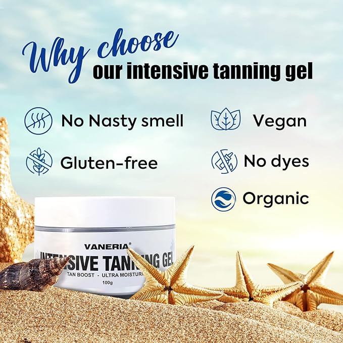 VANERIA Self Tan Gel,Medium Brown