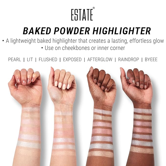 Estate Cosmetics Dew Me Baked Highlighter – Cheek, 3 g