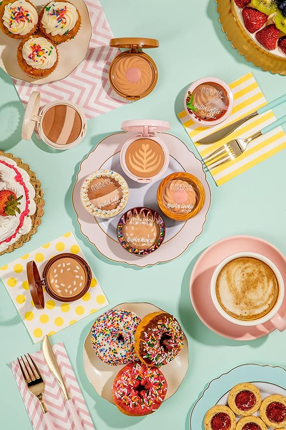 Physicians Formula Murumuru Butter Cheat Day Donut Bronzer, Lightweight, Cruelty-Free, For Sensitive Skin, Dark Shimmer Cream Bronzer, 0.38Oz, Sprinkles