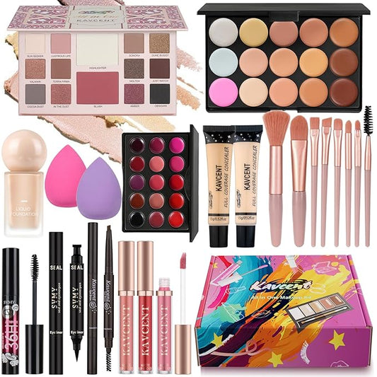 Makeup Kit Makeup Set for Women Teens full Kit Makeup Kits for Teenagers Makeup Gift Sets for Teen Girls Women Christmas Girls Gifts Eyeshadow