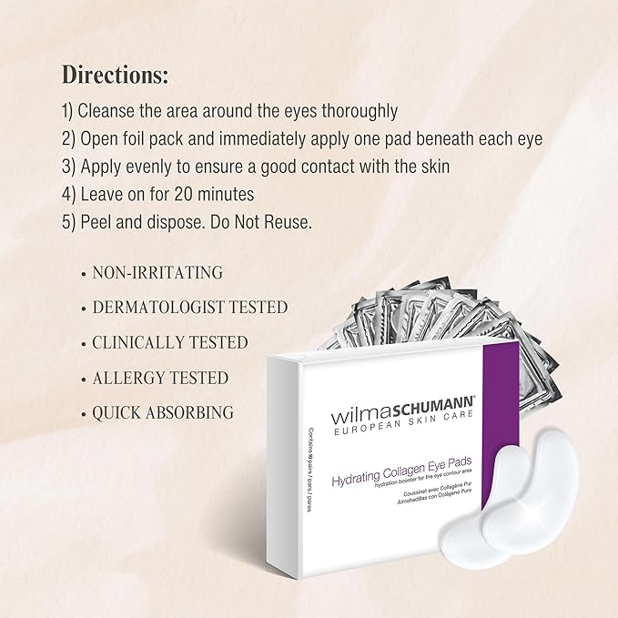 Collagen Under Eye Patches, Dark Circle & Wrinkles Under Eye Mask, Pack of 5