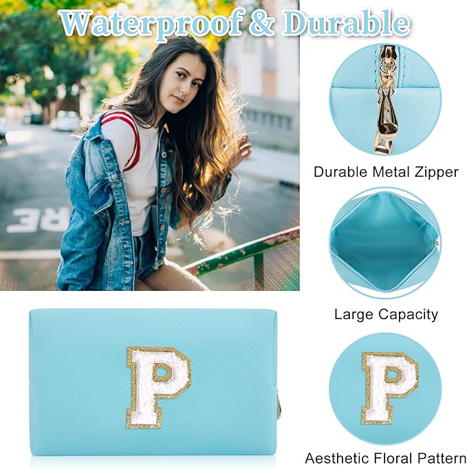 Personalized initial letter patch makeup