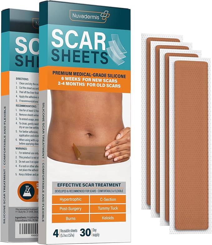 NUVADERMIS Silicone Scar Sheets ? Extra