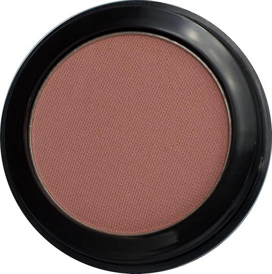 Mauve Rose Matte Dusty Muted Pink Blush Bronzer Pressed Cheek Color Powder, Talc & Paraben Free, 4 Grams, No Animal Testing & Cruelty Free