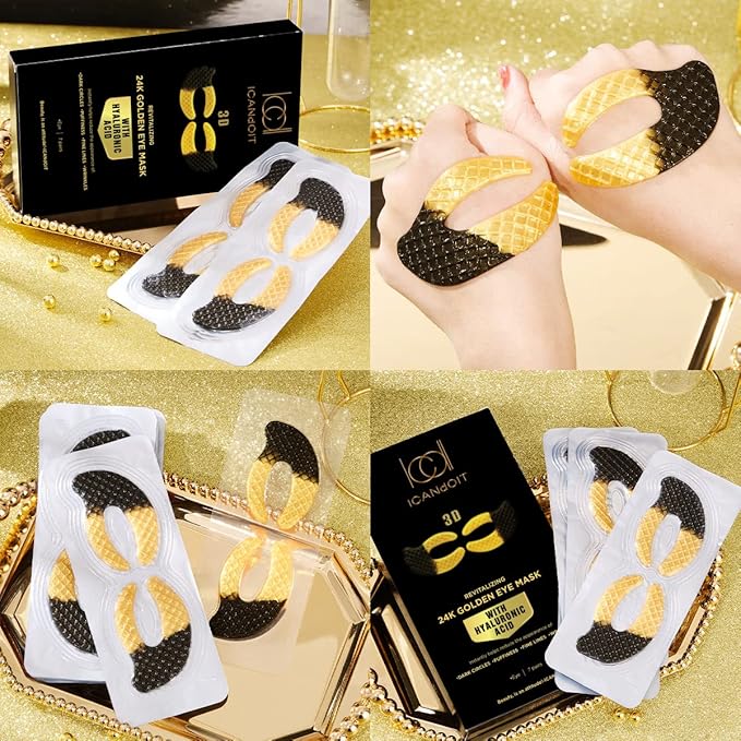 Icandoit 24k gold eye mask