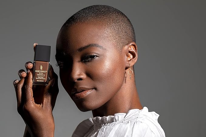 Black Radiance Color Perfect Liquid Full Coverage Foundation Makeup, Butter Scotch, 1 Fl Oz