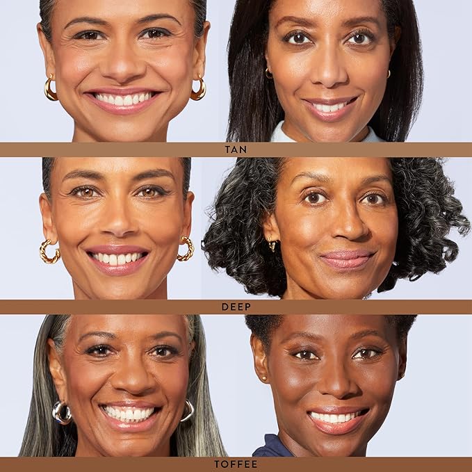 LAURA GELLER NEW YORK Baked Balance-n-Brighten Foundation with Kabuki Brush Makeup Set, Deep