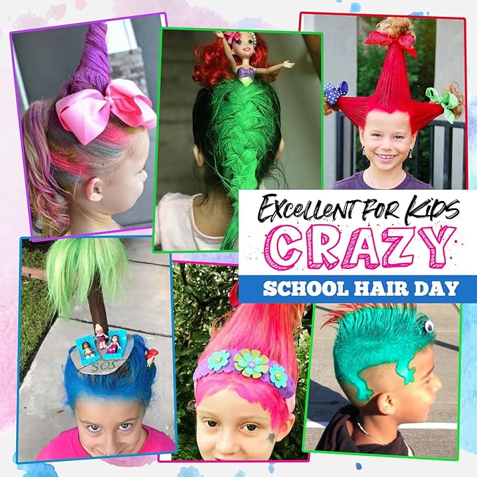 Light Blue Hair Spray Color