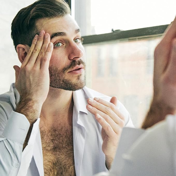 Brickell Men's Retinol Skin Care Serum Treatment For Firming Face Lines & Eye Wrinkles, Deep Hydrating Facial Skincare Serum For Anti-Aging, Fragrance Free, 1 Ounce