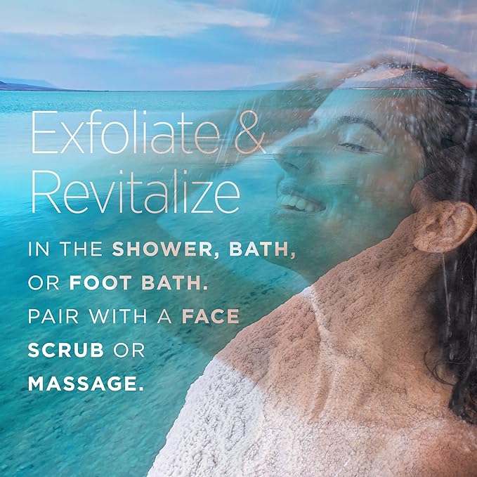 Minera Fine Grain Dead Sea Salt for Bath & Soaking – 57 lbs (3 x 19 lb Bags), Fast-Dissolving, 100% Pure & Natural, Unscented, Skin-Nourishing Bulk Sea Salt