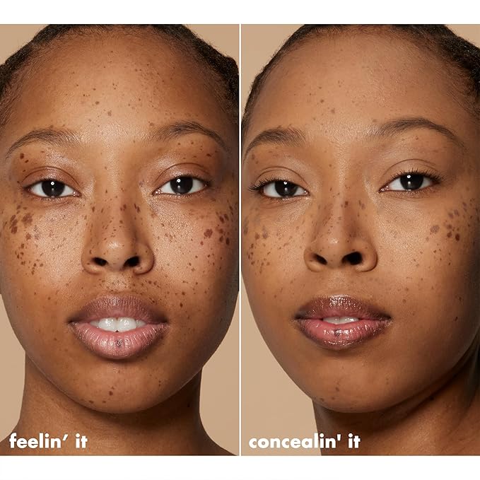 e.l.f. Hydrating Camo Concealer, Lightweight, Full Coverage, Long Lasting, Conceals, Corrects, Covers, Hydrates, Highlights, Tan Latte, Satin Finish, 25 Shades, All-Day Wear, 0.20 Fl Oz