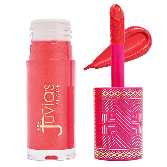 Juvia's Place Blushed Liquid BlushLighter Rose Glow - Liquid Blush for Cheeks with Luminous Glow, Long-Wearing, Buildable & Highly-Pigmented Makeup Blush, Easy to Blend Liquid Blush