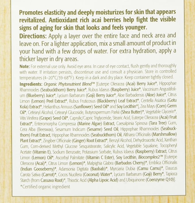 Eminence Firm Skin Acai Moisturizer, 2 Fl Oz