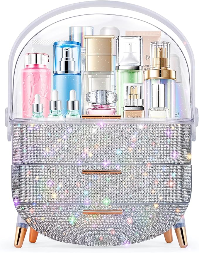 Teen girls gift makeup organizer,skincare