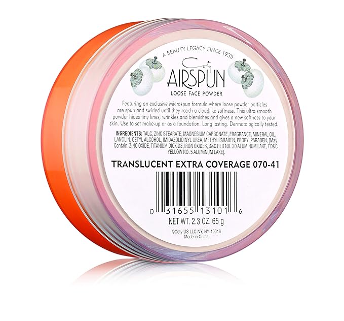 Coty Airspun Face Powder, Translucent Extra Coverage, 2.3