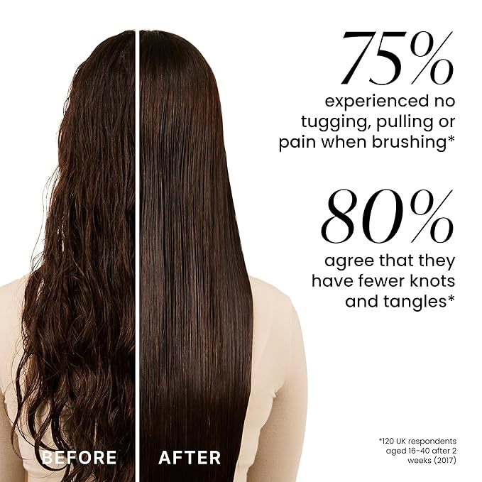 Tangle Teezer Large Ultimate Detangler Hairbrush for Wet & Dry Hair, Eliminates Knots & Reduces Breakage for Long, Thick, & Curly Hair Types, Black Gloss