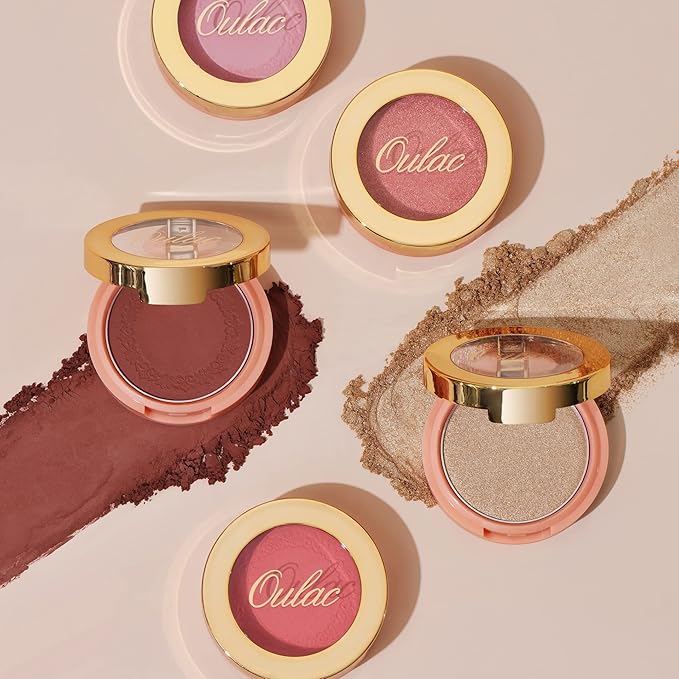Oulac Luminous Blush Face Bronze Gold Warm | 4.8g