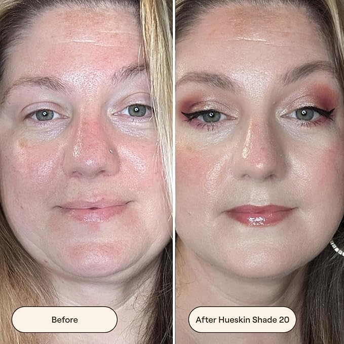 Live Tinted Hueskin Serum Concealer - Medium-to-Full Coverage Concealer with Niacinamide, & Hyaluronic Acid for Dark Circles, Fine Lines & Wrinkles, Buildable Long-Lasting Formula, 0.35 oz Shade 20