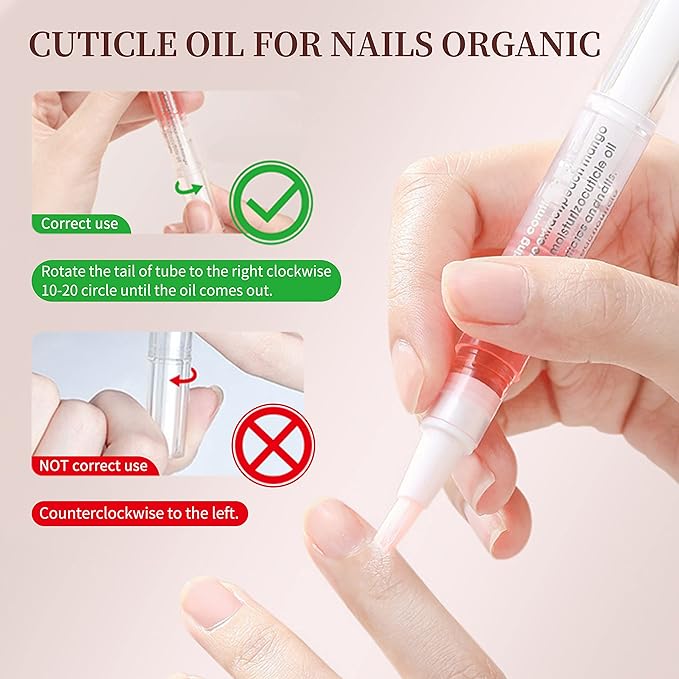 4pcs Cuticle Oil Cuticle Pen