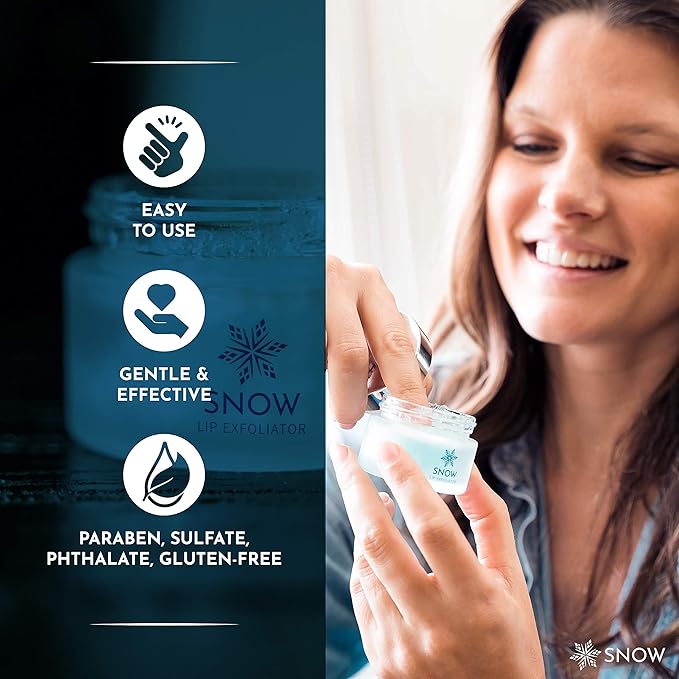 SNOW Lip Exfoliating Sugar Scrub - Lavender