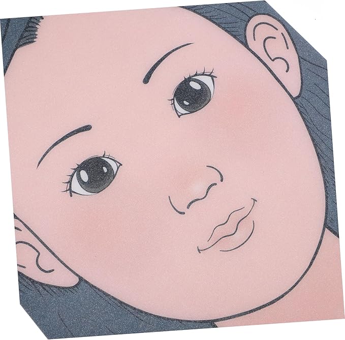 ADOCARN 2pcs Makeup Practice Board Makeup Training Face Colored Makeup Template Painting Exercise Template Cosmetic Makeup Template Eyelid Face Board Double Eyelid Plastic Child Face Paint