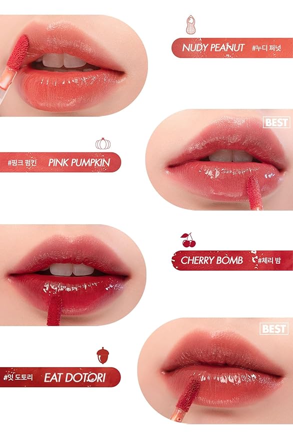 rom&nd Juicy Lasting Tint 13 EAT DOTORI, Vivid Lip 5g