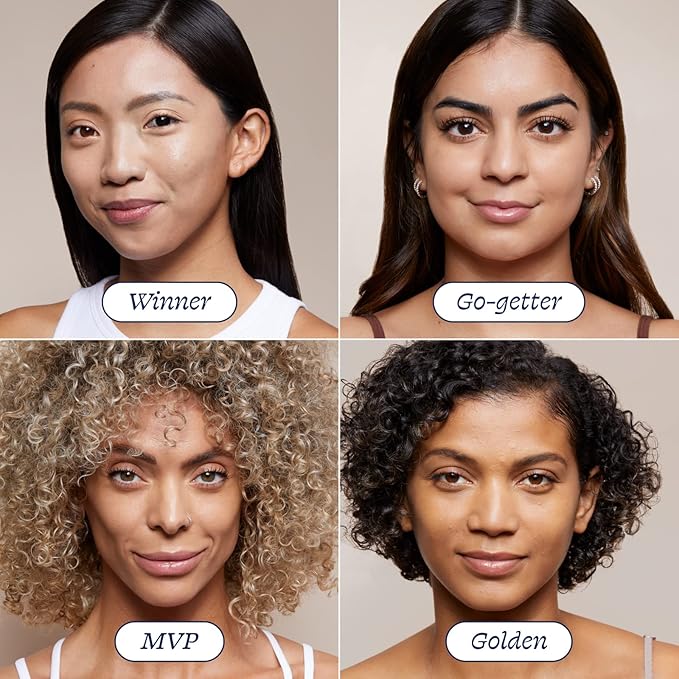 Alleyoop Game Face Concealer Makeup, Lightweight to Medium Buildable Coverage Under Eye Concealer, For Blemishes, Crease-proof and Hydrating with Aloe Stem Cell, Smooth Second Skin Finish - Go-Getter