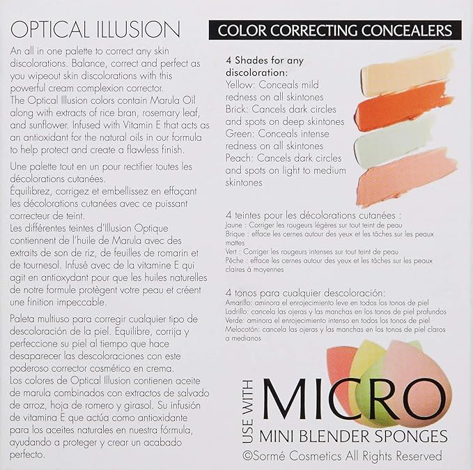 Sorme' Treatment Cosmetics Correcting Palette, 0.. 28 oz