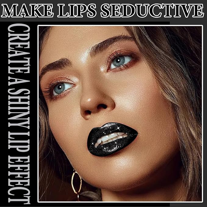 3Pcs Matte Glitter Liquid Lipstick Set,Glossy Shimmer Lip Glitter