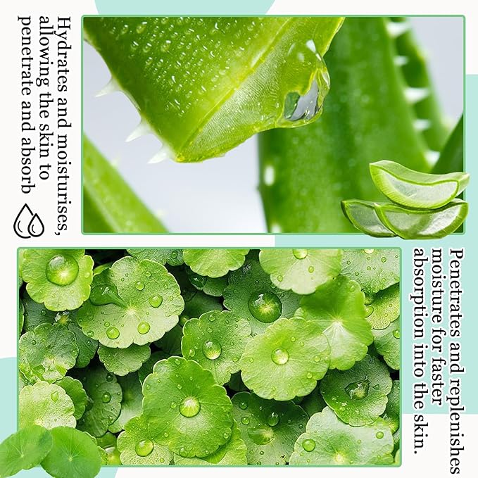 4PCS Aloe Vera Gel Moisturizer for Face,Hydrating Fast Absorbing Face Moisturizer After Sun Care,Moisturizing Long Lasting Non-Sticky Travel Size Aloe Vera Gel for Sunburn Relief