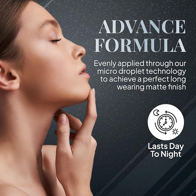 ERA Face spray makeup (R10 Cocoa, 2.25 oz) - airbrush foundation, everyday, buildable, professional spray on cosmetics by Era Beauty