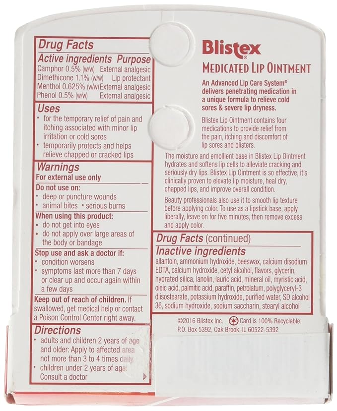 Blistex Medicated Lip Ointment 0.21 oz