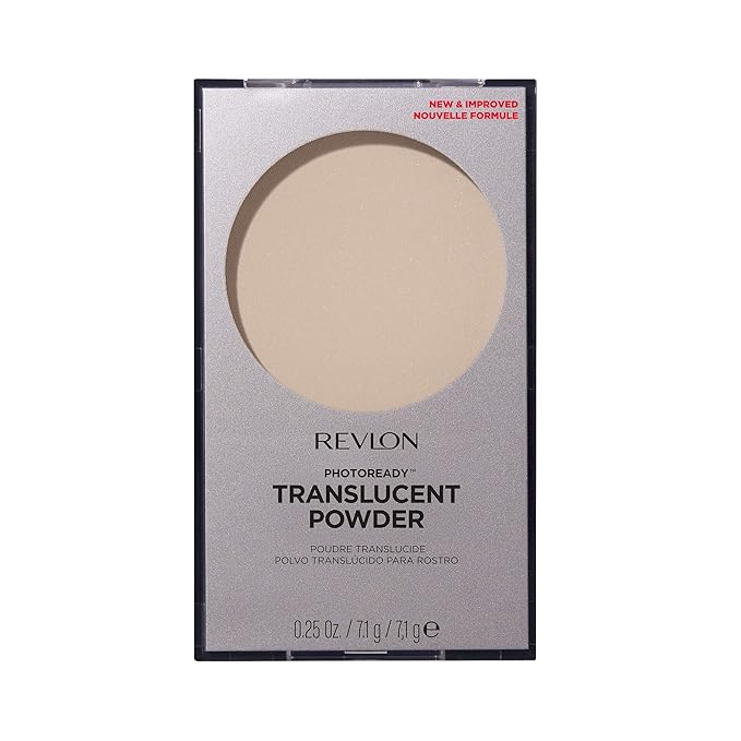 Revlon Translucent Powder, PhotoReady Blurring Face Makeup, Lightweight 001 Translucent, 0.25 Oz