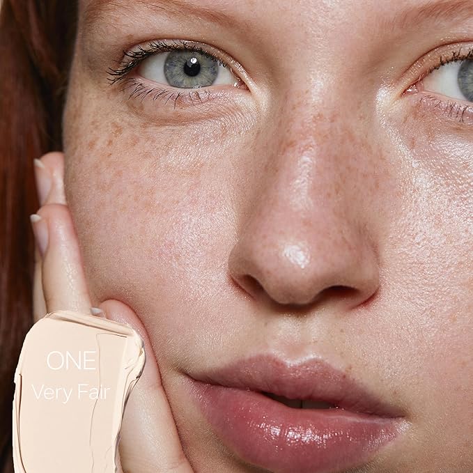 Saie Slip Tint Tinted Moisturizer with SPF 35 - Light Coverage, Glowy Skin Tint & Mineral Sunscreen for Face with Hydrating Hyaluronic Acid - Summer Makeup Essential - Shade One (1.35 oz)