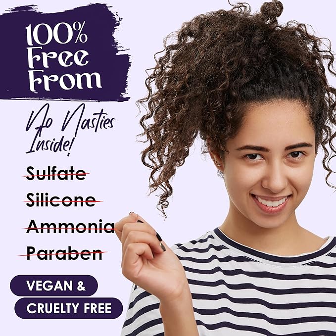 Herbishh Just Curls Weightless Hair Mousse (69g), Volumizing Mousse for Curly & Wavy Hair, Anti-Frizz Styling Foam Mousse, Flexible Hold, Hydrating & Non-Sticky, Travel-size Aerosol Product