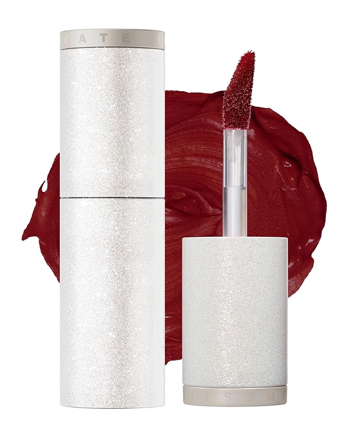 HEVVYMAKEUP Blurring Effect Lip Tint - Airy Velvet Matte Lips - Vegan, Longwear, Vibrant, Buildable Creamy Soft Texture - Korean Lip Makeup, Bloody Kiss, 0.13 fl.oz.