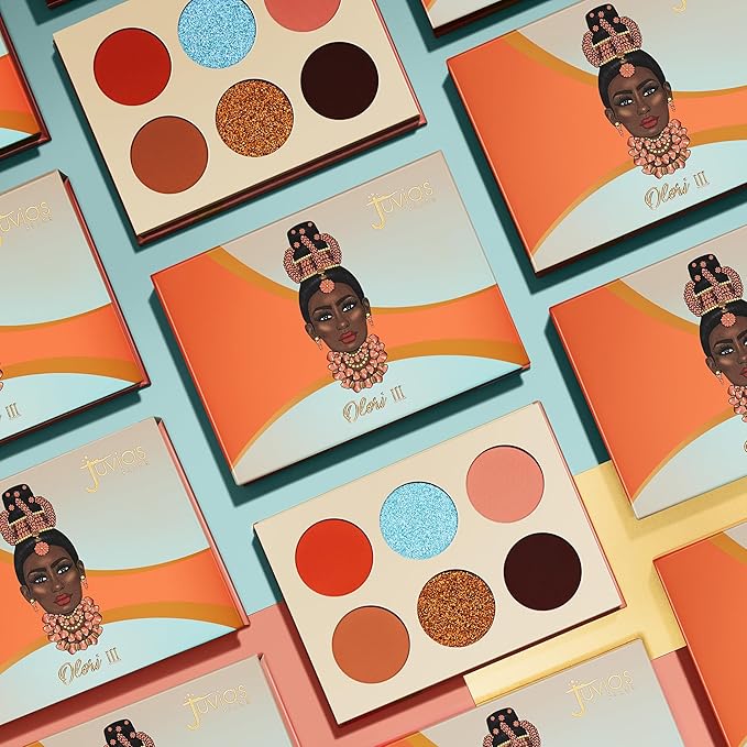 Juvia's Place Olori 3 - Coral, brown, Bronze, Shades of 6, Eyeshadow Palette, Professional Eye Makeup, Pigmented Eyeshadow Palette, Makeup Palette for Eye Color & Shine, Pressed Eyeshadow Cosmetics