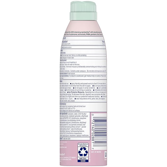 Coppertone Pure and Simple Baby Spray Sunscreen SPF 50, Broad Spectrum Sunscreen for Baby, 5 Oz Bottle, Pack of 3