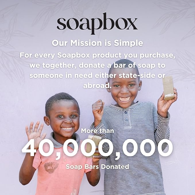 Soapbox Tea Tree Shampoo and Conditioner Set, Scalp Balancing with Tea Tree Oil, Jojoba Oil, Aloe and Shea Butter to Clean and Purify for All Hair Types, 1 Liter Each (Pack of 2)