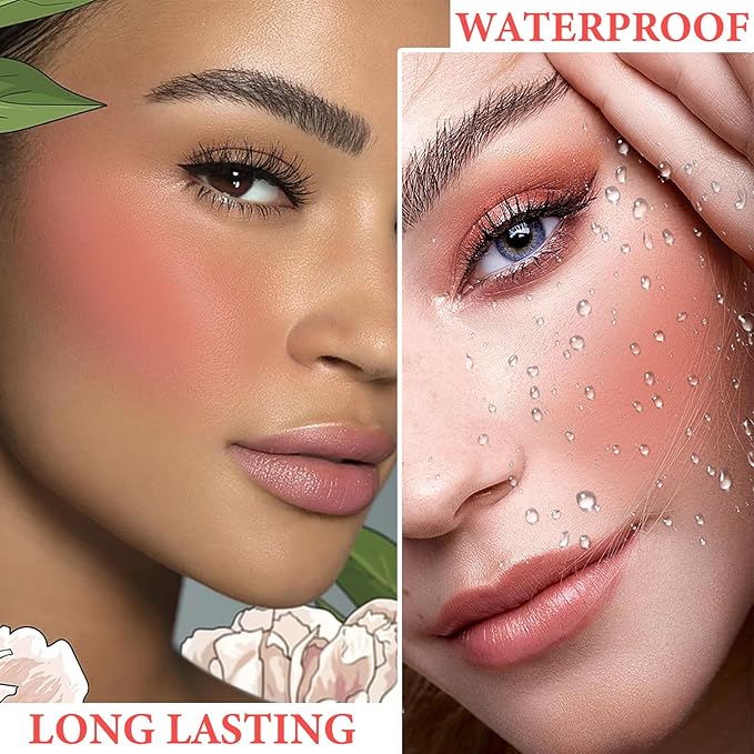 Cream Blush Stick Makeup,Blush Stick for All Skin & Eyes（#103）