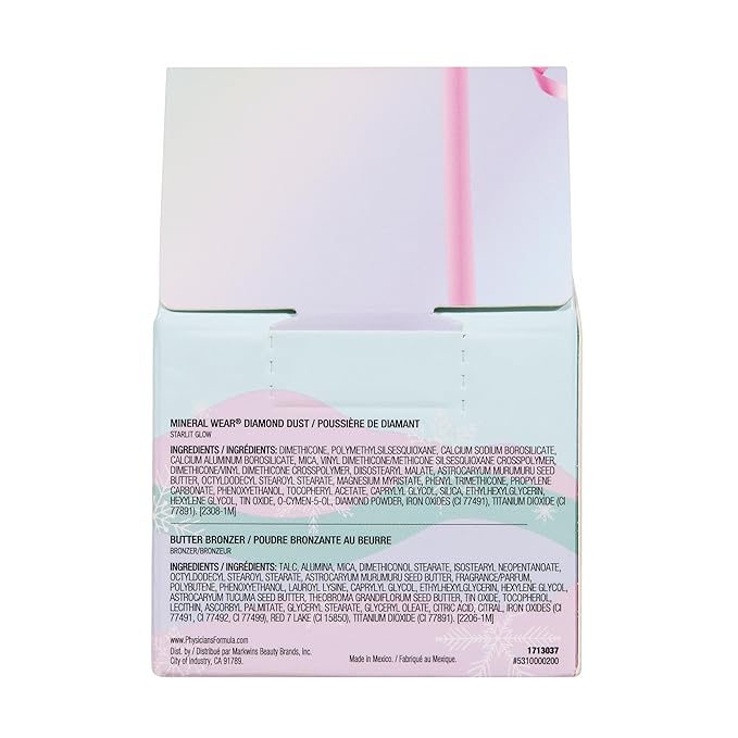 Physicians Formula Slaybell Bling Duo - Butter Bronzer & Diamond Dust Holiday Gift Set, Murumuru Butter Infused for a Radiant Glow, Cruelty Free & Vegan