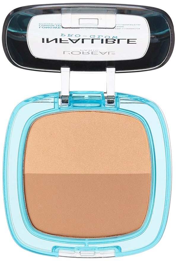 L'Oréal Paris Infallible Pro Glow Pressed Powder, Cocoa, 31 oz