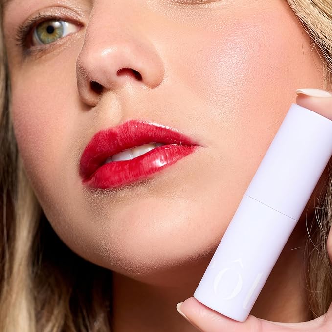 Côte Tempted Peptide Lip Shine – Warm Berry Lip Gloss for Bold Color & Hydration – Vegan, Cruelty-Free, Anti-Aging with Shea Butter & Hyaluronic Acid – Long-Lasting, Smooth, Moisturizing Shine