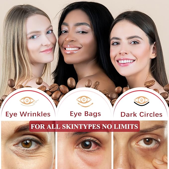 Eye Stick - Anti Wrinkle Eye Cream for Puffy Eyes, Dark Circles, Eye Bags, Crows Feet, Wrinkles,Reduces Wrinkles Saggy Skin Puffy Eyes (Caffeine)