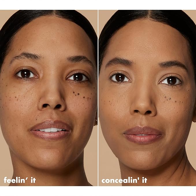 e.l.f. Hydrating Camo Concealer, Lightweight, Full Coverage, Long Lasting, Conceals, Corrects, Covers, Hydrates, Highlights, Medium Sand, Satin Finish, 25 Shades, All-Day Wear, 0.20 Fl Oz