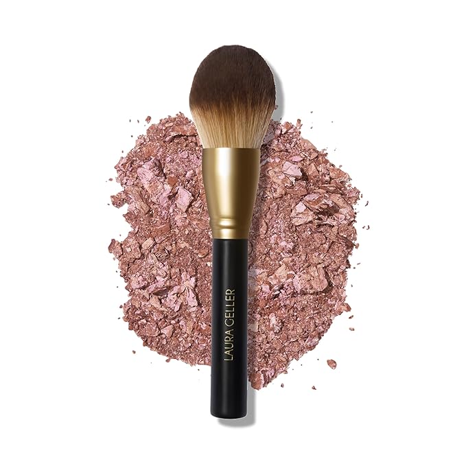 LAURA GELLER NEW YORK Classic Bronzer Brush | Fluffy Powder Brush, Contour & Define, Vegan Bristles
