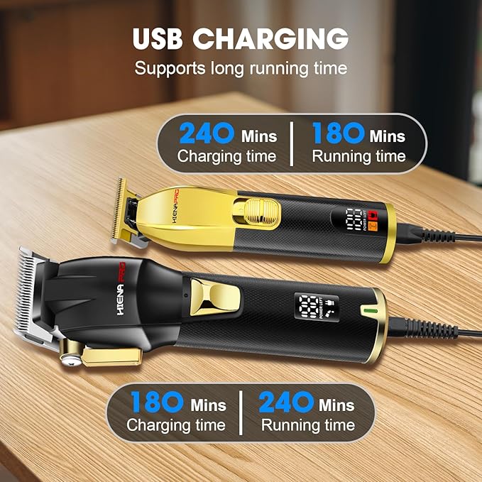 Professional Hair Clippers Set for