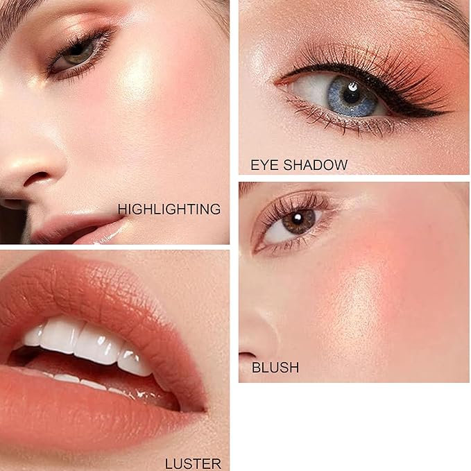 Heart Blush Stick, Matte Rouge Stick, Cheek Contour (02#, 0.) 21 OZ